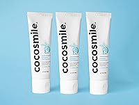 Vista 5 de Paquete de 3 pasta de dientes natural COCOSMILE con aceite de coco virgen extra de México, sin azúcar, sin flúor