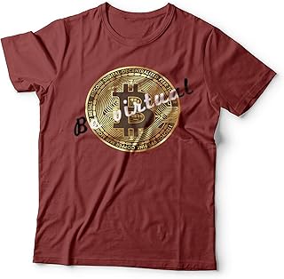 Maglietta Uomo Brown Bitcoin Replica Uomo, Donna, Bambino