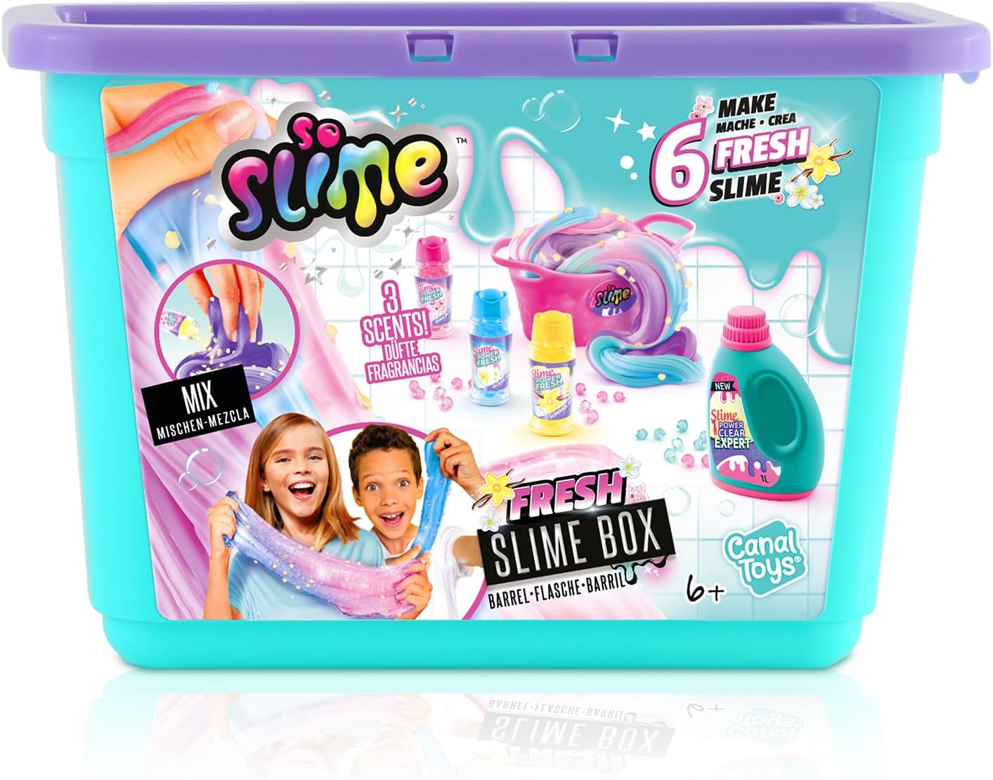 Canal Toys - So Slime - Set of 6 Slimes Fresh - SSC245