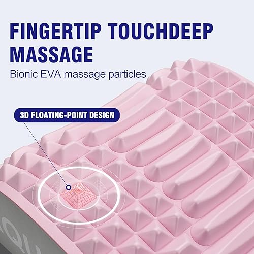 Miniatura 4 de Estirador de cuello y espalda, galleta para aliviar el dolor de espalda baja, tablero de columna vertebral ajustable para hernia de disco, ciática,