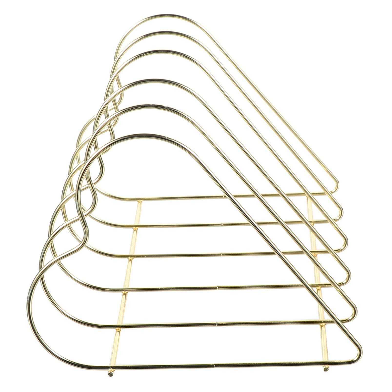 STOBOK 1pezzi Portariviste in Ferro Portalibri Iron Art Organizer per Riviste per Ufficio Domestico per Varie Carte Posta File Cartelle Quaderni Libri Spessi
