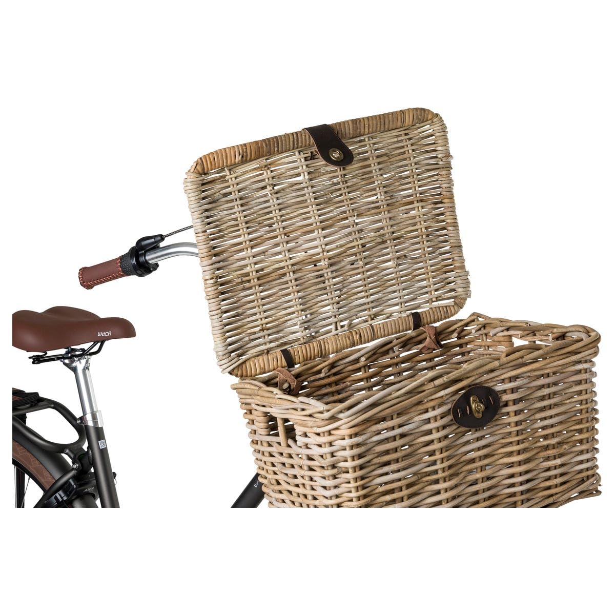 FAST RIDER Fastrider Sera Rattan Bicycle Basket Lid - Beige -