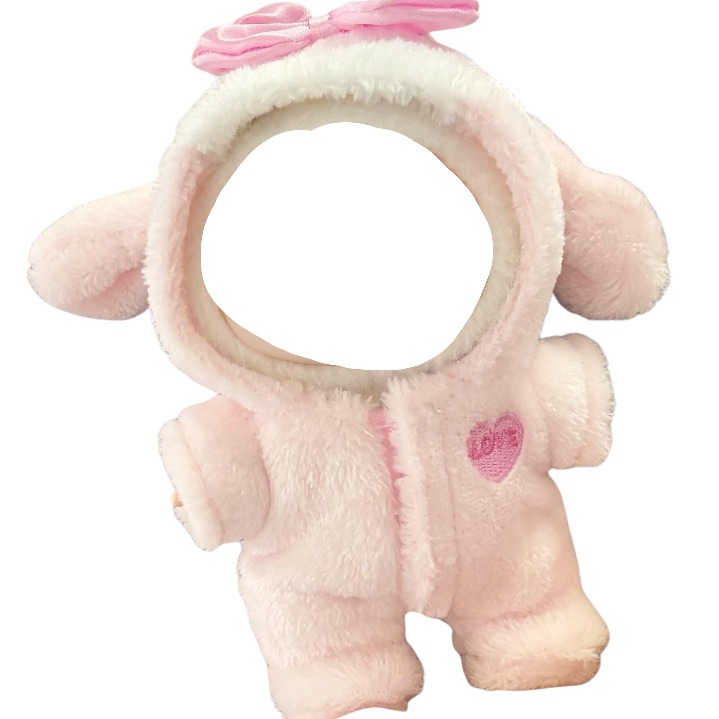 Amazon.co.jp: AXLUCE ラブブ 服 着ぐるみ ぬいぐるみ 服 (ピンク