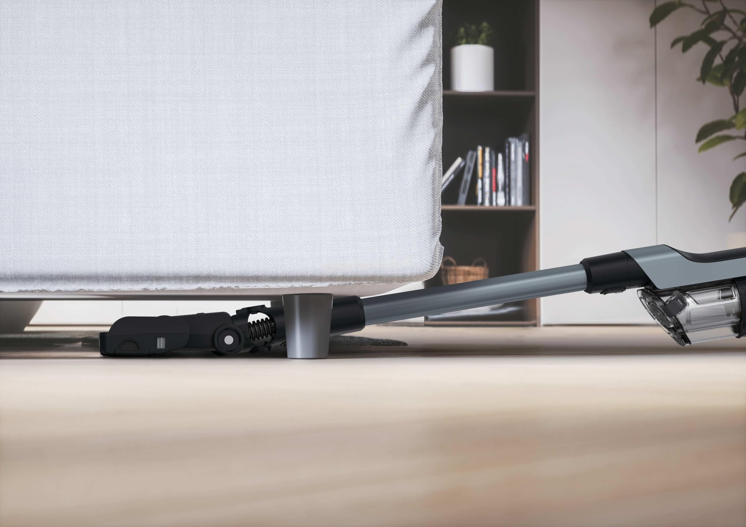 Hoover HF2 Home Aspirapolvere Senza Fili, 50 AirWatt, Autonomia fino a 45 Minuti, Batteria Removibile 14V, Spazzola Motorizzata con LED, Anti-Twist, Ultra Leggero, Nero HF210HP 011