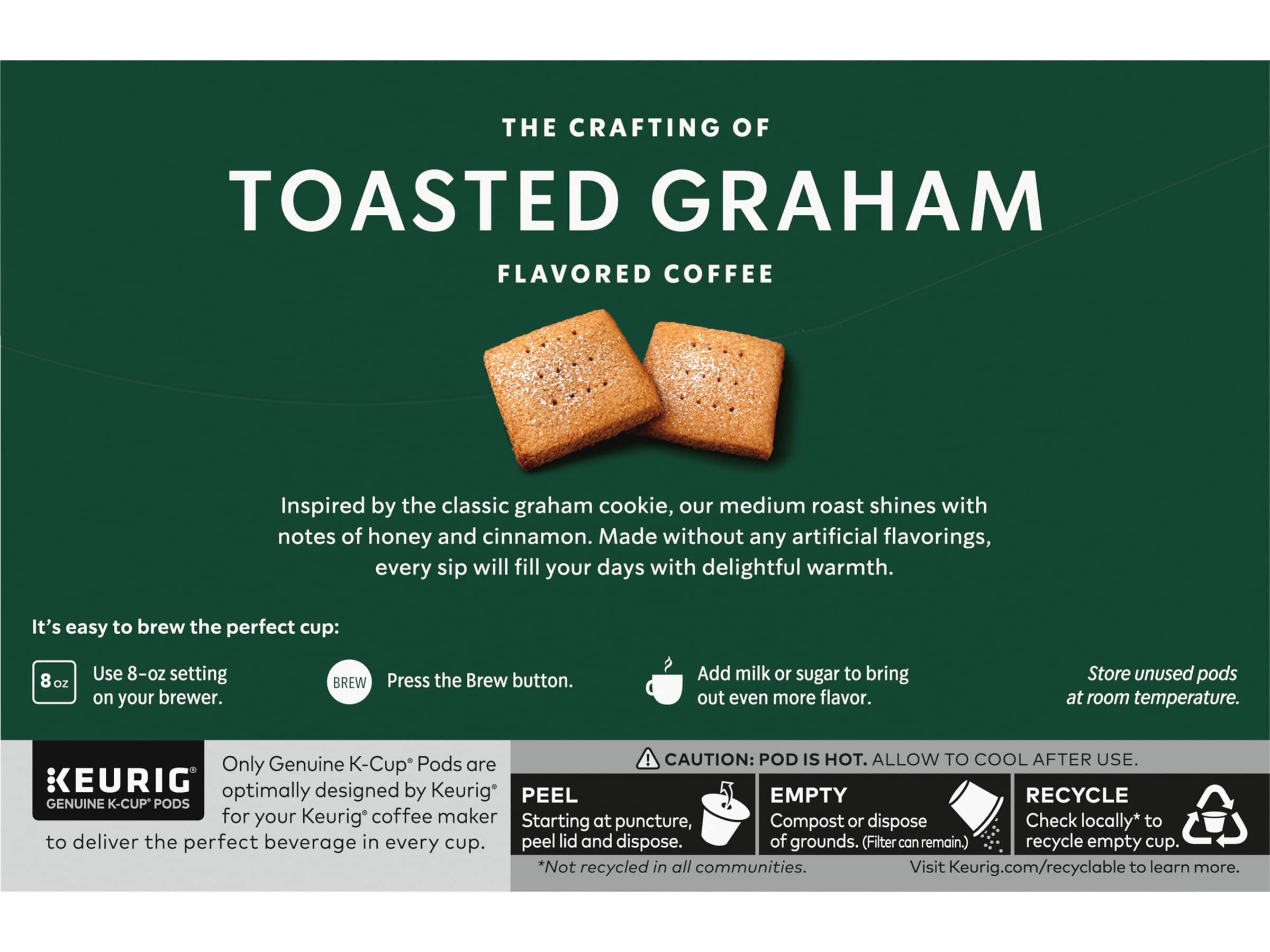 Snapklik.com : Toasted Graham Flavored Medium Roast K-Cup