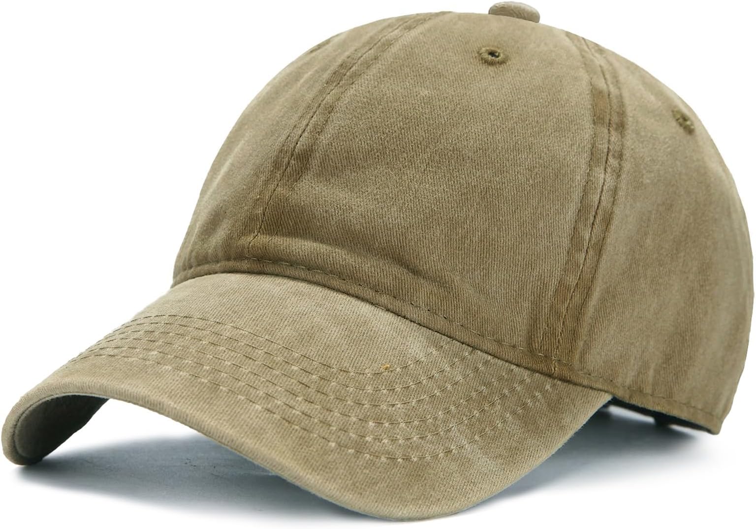 Edoneery 2 Pack Baseball Cap Men Women Plain Cotton Adjustable Washed Twill Low Profile Baseball Hat