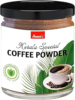 AMMAS - Kerala Homemade Coffee Powder I Authentic & Aromatic South Indian Blend | Freshly Ground Coffee from Kerala | Handcrafted with Love | Ideal for Traditional Filter Coffee