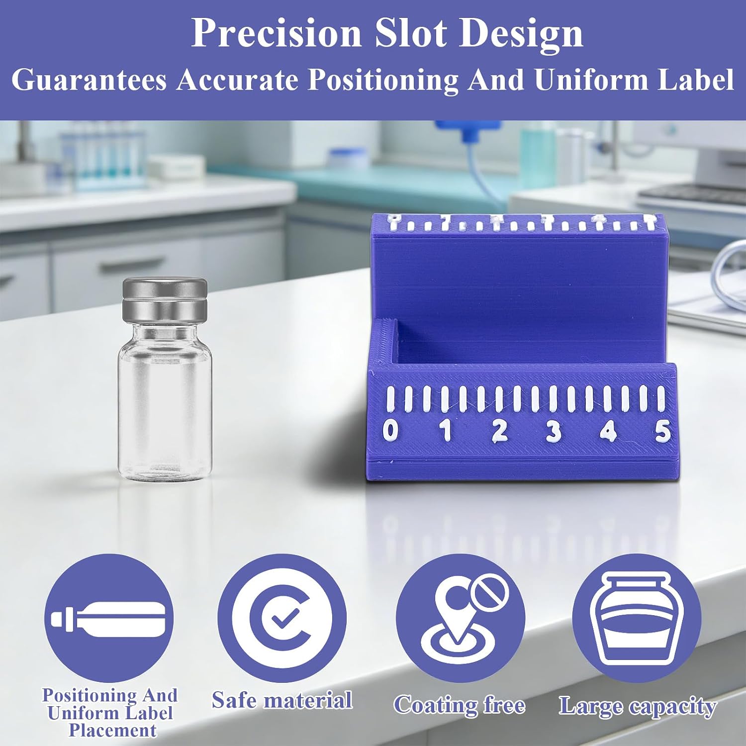 2 Pcs Set Vial Label Applicator Tool for 3ml and 10ml Vials
