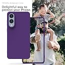 YATWIN Silicone Case for Samsung Galaxy S25 FE 4G, Soft-Touch, Shockproof, DustProof, Antiskid Phone Cover for Samsung Galaxy S25 FE - Purple gallery image