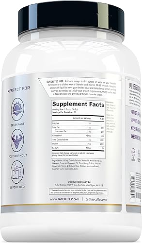 Vista 3 de Total ISO Whey Isolate Protein Powder: Batido de proteína de suero de leche de mejor sabor con 100% aislado de proteína de suero de leche, mezcla