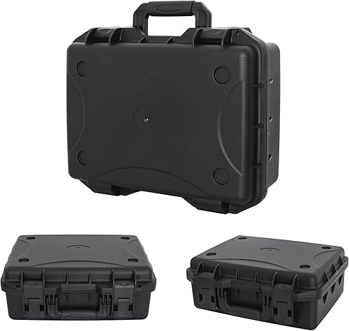 Miniatura 16 de Estuche de transporte duro impermeable, caja de almacenamiento a prueba de golpes con espuma personalizable, caja de herramientas protectora