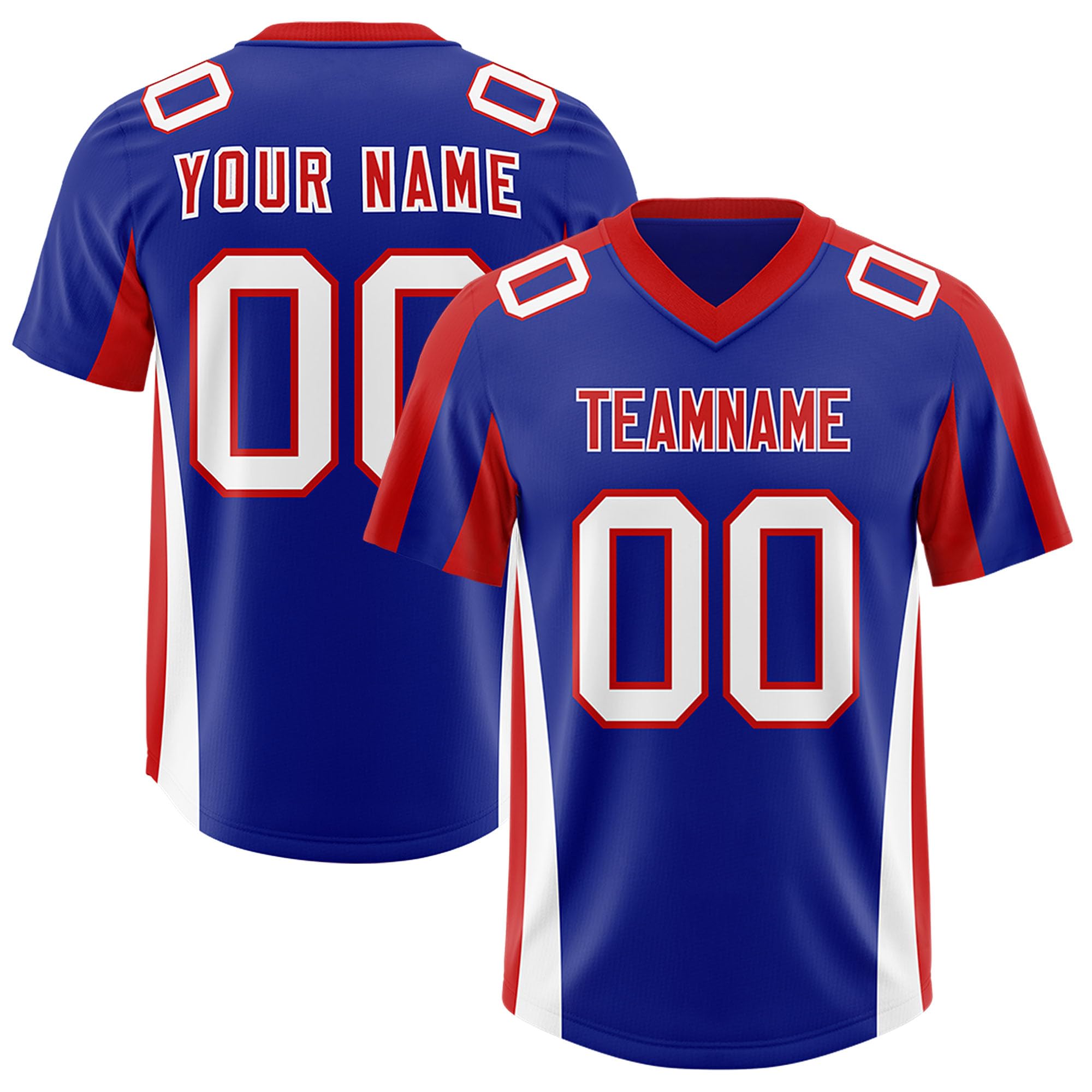 Custom Football Jersey for Adult Youth Personalized Practice Football Shirt Uniform Stitched or Printed Name Number