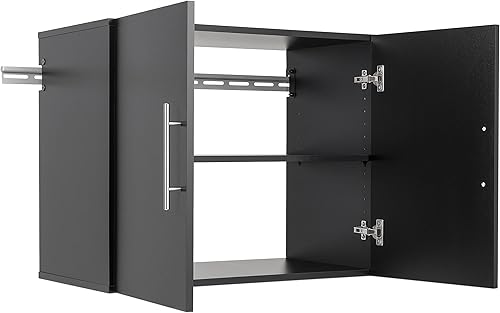 Miniatura 12 de Prepac HangUps Juego de gabinetes de almacenamiento de trabajo, 4 piezas, 60 pulgadas de ancho x 72 pulgadas de alto x 16 pulgadas de profundidad,