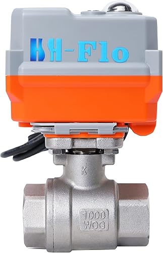 Miniatura 7 de HSH-Flo 24VACDC 4-20ma CF8 NPT Válvula de bola motorizada de control integral proporcional (12 pulgada)