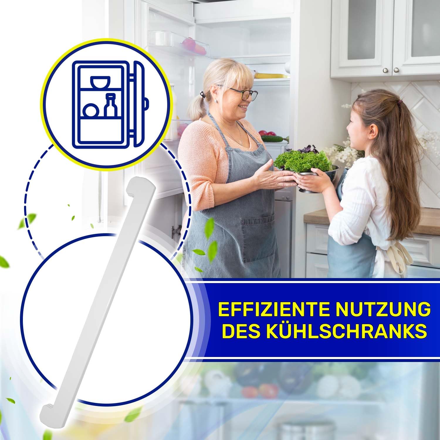 Vorderer Rahmen für Kühlschrank Einlegeboden Glas mit Länge 475 mm mit Originalcode C00144362 C00506365 für Indesit für Ariston 482000022983 488000506365 für Whirlpool - MADE IN EU - MONTERAL