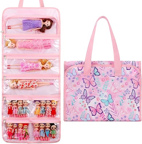 Miniatura 11 de Bolsa de Almacenamiento para Muñecas de Juguete, Bolsa de Transporte Tote Compatible con LOL Surprise Toys Dolls Omg, Organizador Colgante Bolsa de