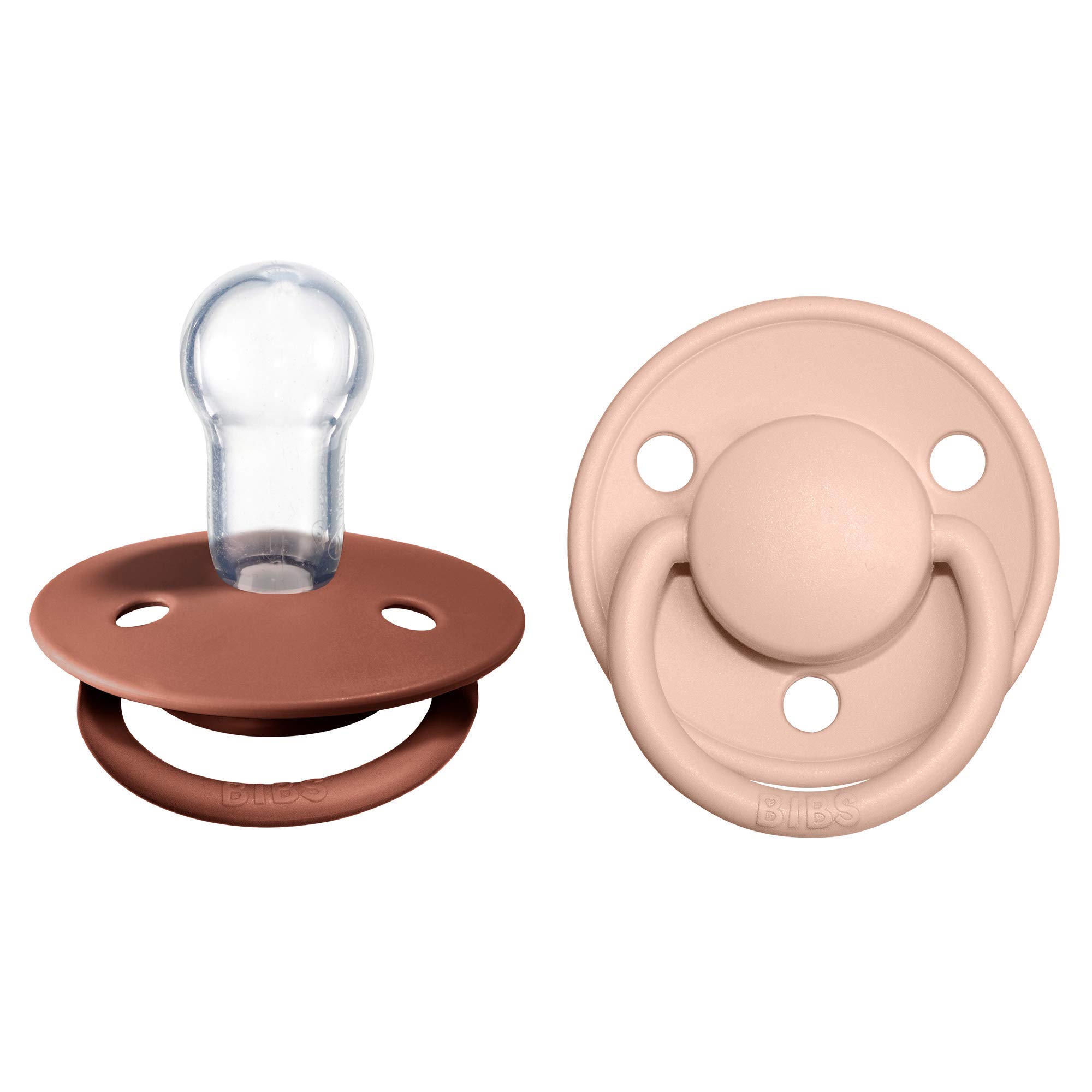 Bibs De Lux Liberty Dummies 2-Pack, BPA Free Dummy Pacifier, Round Nipple. Silicone, Made in Denmark, OneSize (0-36 Months), Eloise Baby Blue — view 27