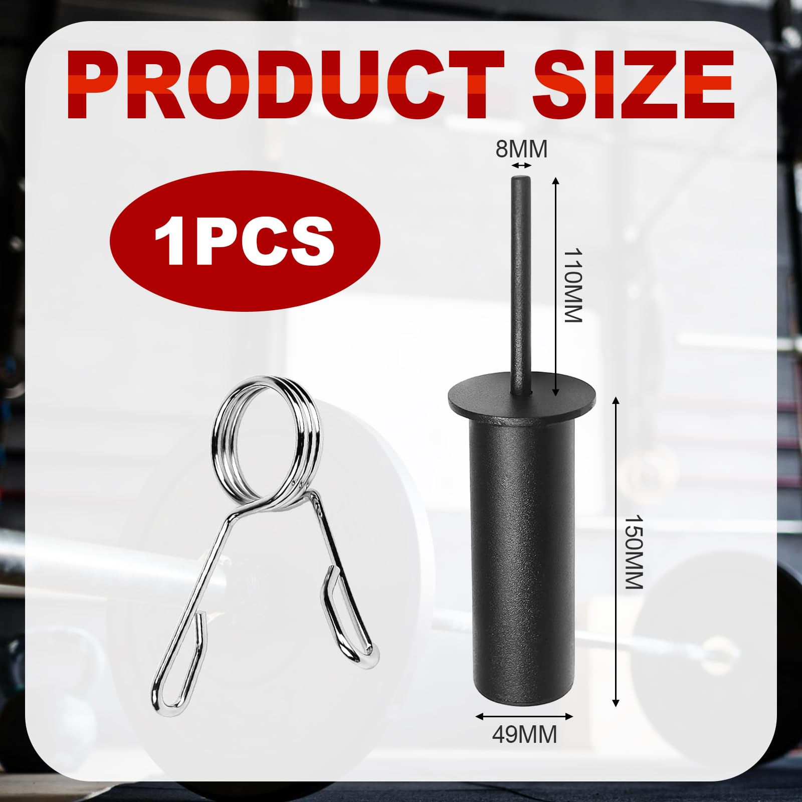 Weight Stack Pin - Przypinka do sztangi - Gym Pin - Nadaje się do wszystkich urządzeń fitness, odpowiednia dla wszystkich poziomów sprawności, może być używana przez długi czas