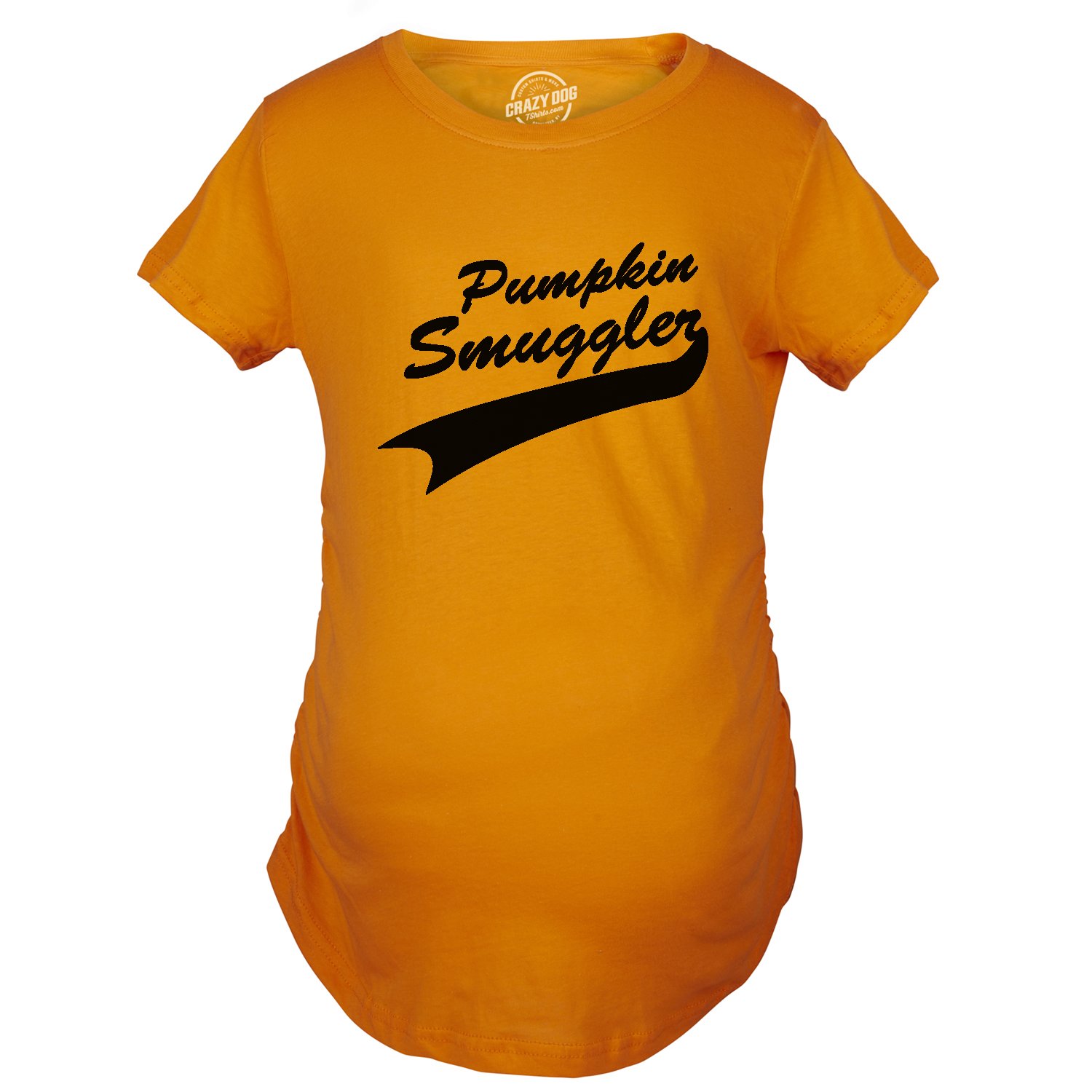 Crazy Dog T-ShirtsMaternity Pumpkin Smuggler Funny Fall T Shirt Cute Halloween Pregnancy Tee