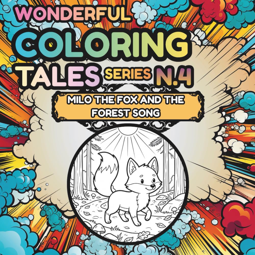 Milo the Fox and the Forest Song: Bedtime Coloring Adventure for Kids (Wonderful Coloring Tales™ Series)