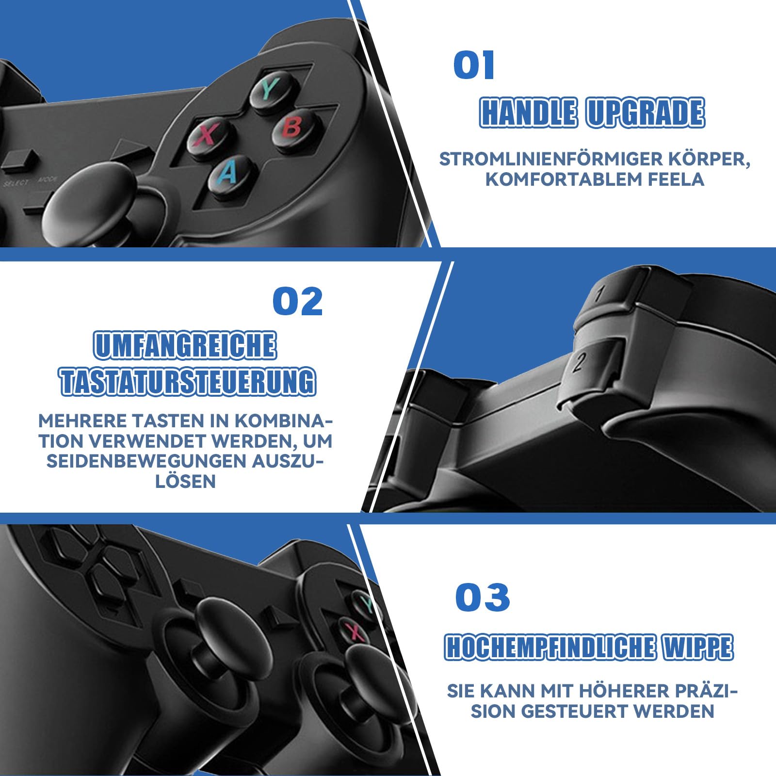 Retro Konsole Spielekonsole 40000 Spiele 4K USB Wireless 18 klassischen Emulatoren, Videospielkonsole Retro TV Spielkonsole HDMI-kompatible Videospiel-Sticks