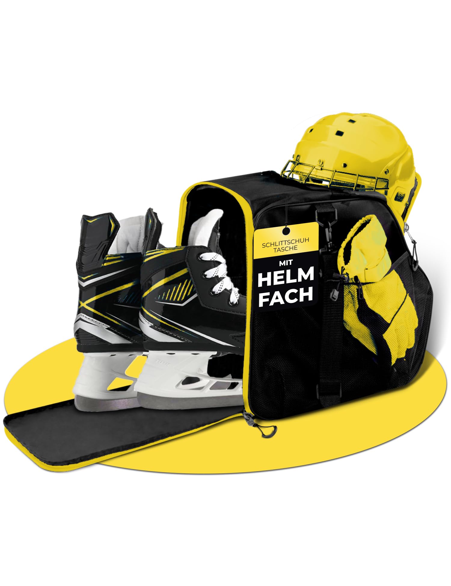 STYNGARD Schlittschuhe Damen & Herren Inliner Tasche - Inlineskates Tasche und Schlittschuhtasche für Eislaufschuhe aus robustem Material - Modell Ottawa