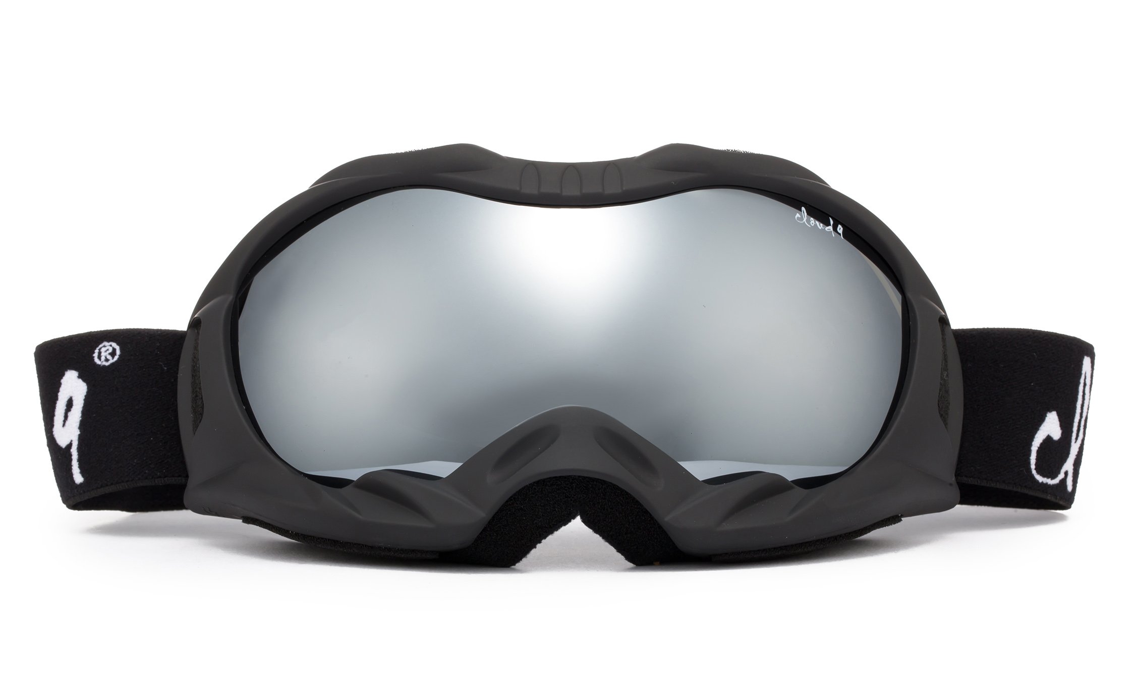 Actics Falcon 2 Lunettes De Ski Noires Et Blanches Avec Verres