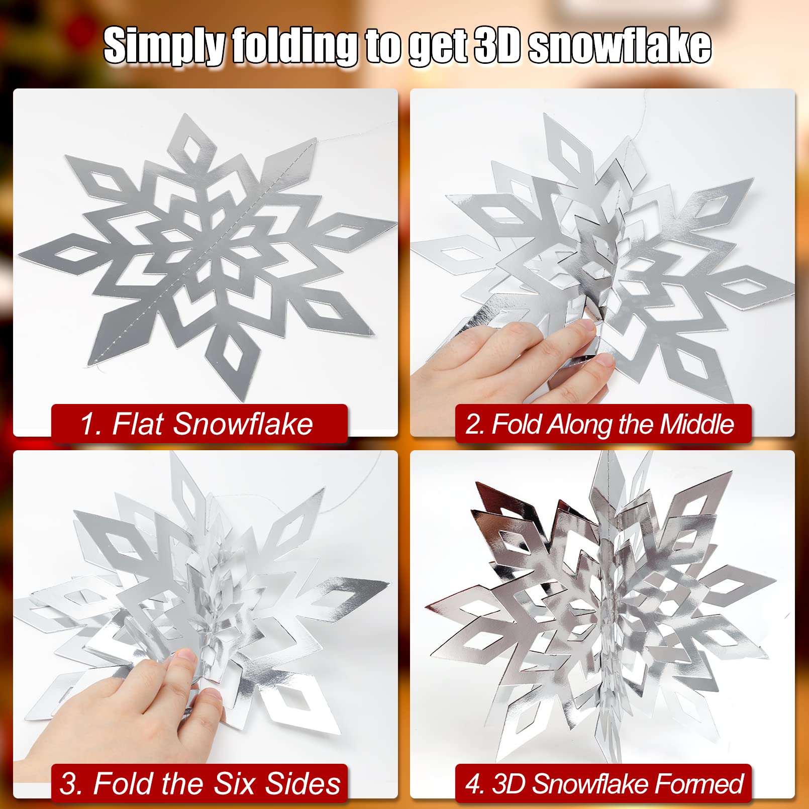 Amazon.co.jp: クリスマス 雪の結晶 オーナメント デコレーション 12個 Amazon.co.jp: クリスマス 雪の結晶 オーナメント デコレーション 12個