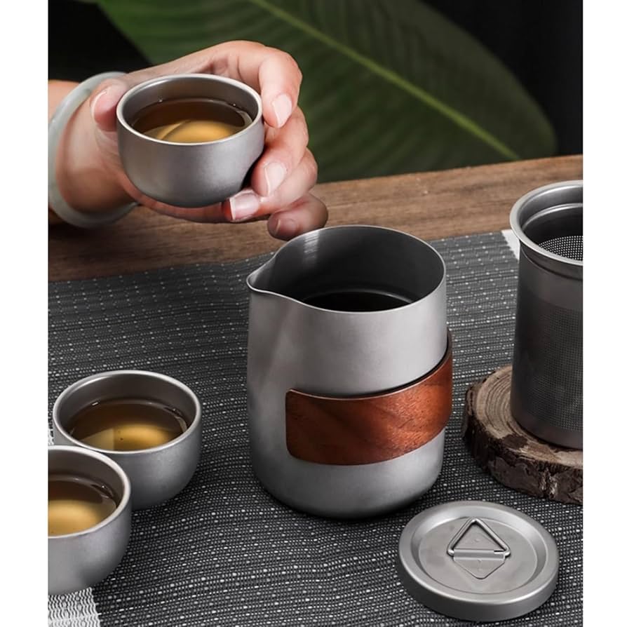 アウトドア茶器 Amazon.co.jp: Tea Set, Teapot Teacup Set, Travel Tea Set