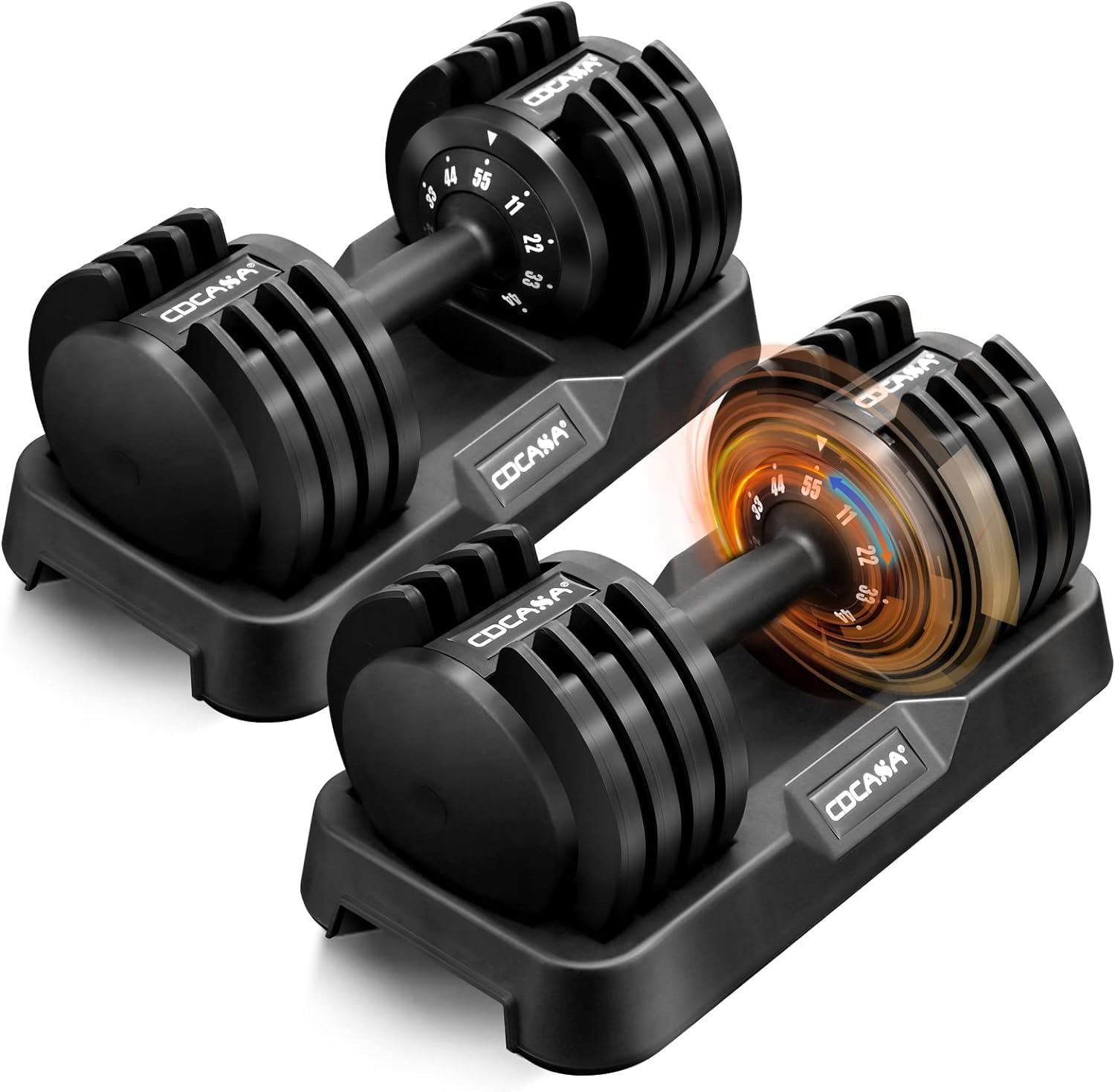 DINASTA「FITNESS DUMBBELL SET 3kg」 VTX 3-25lb Rubber Coated