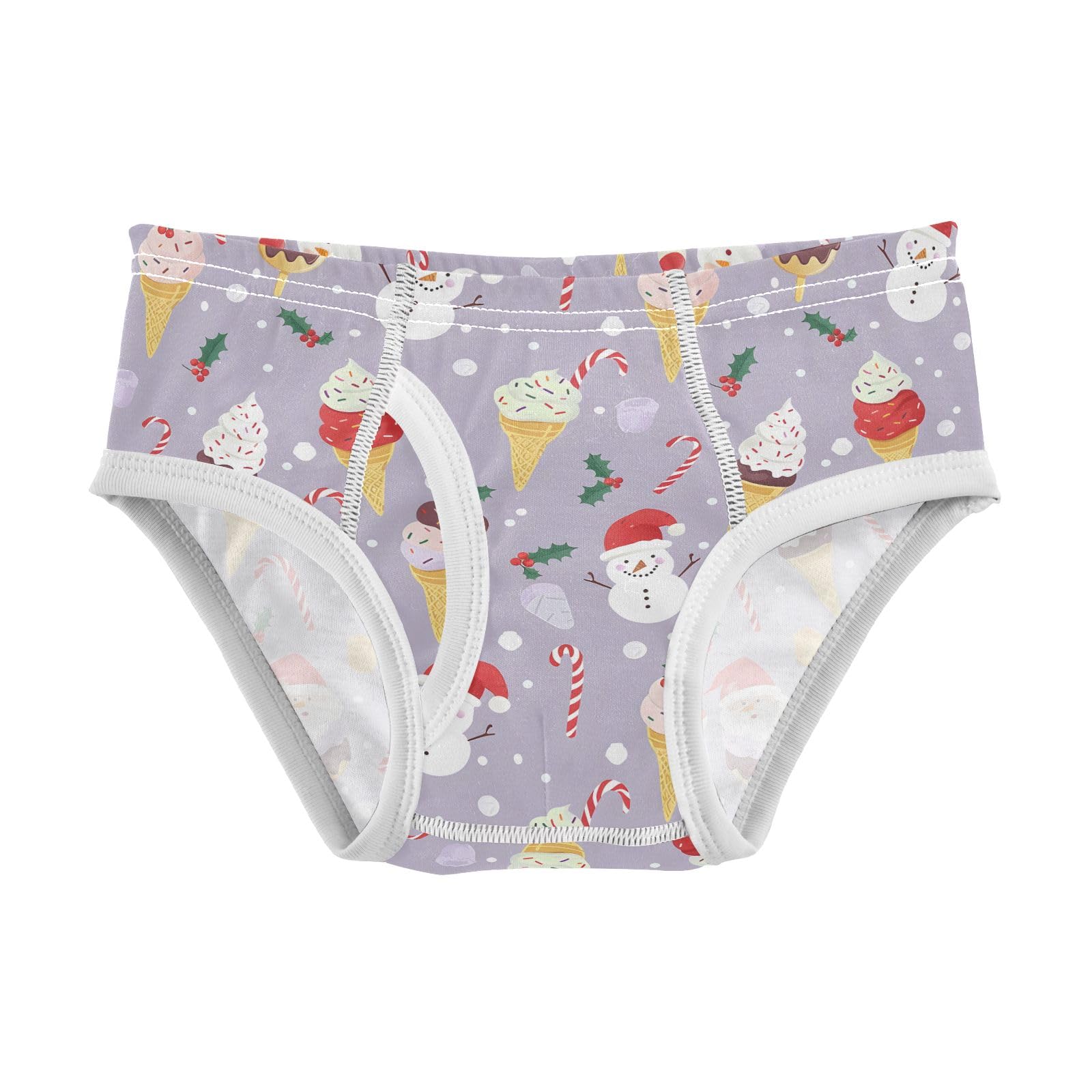 Baby Toddler Boys Underwear Kids Exclusive Boxer Briefs Comfort 2T Ice Cream Snowman