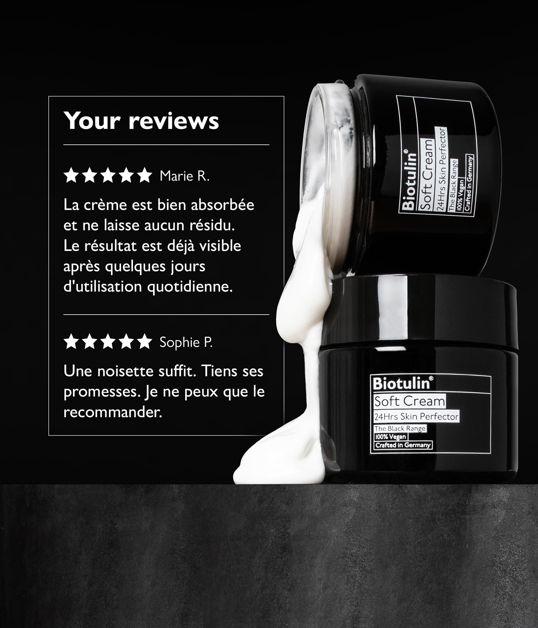 Biotulin - Soft Cream 50ml - Crème hydratante anti-rides au Spilanthol et à l'Acide Hyaluronique - Peau repulpée pendant 24h