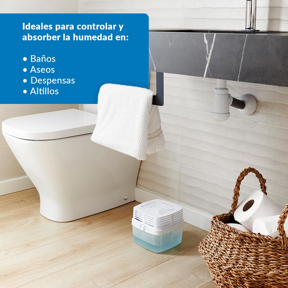 HUMYDRY -Pack 10 Recambios Antihumedad 450g – Absorbe la Humedad, Evita Olores y Manchas – Compatible con Deshumidificadores Humydry Premium 450, Smart y Premium Plus –Aroma Lavendel - Capacidad 15m2