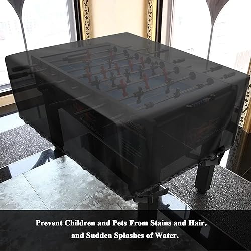 Miniatura 2 de Andacar Cubierta de mesa de futbolín, cubierta impermeable para mesa de fútbol, cubierta de mesa de fútbol para interiores y exteriores