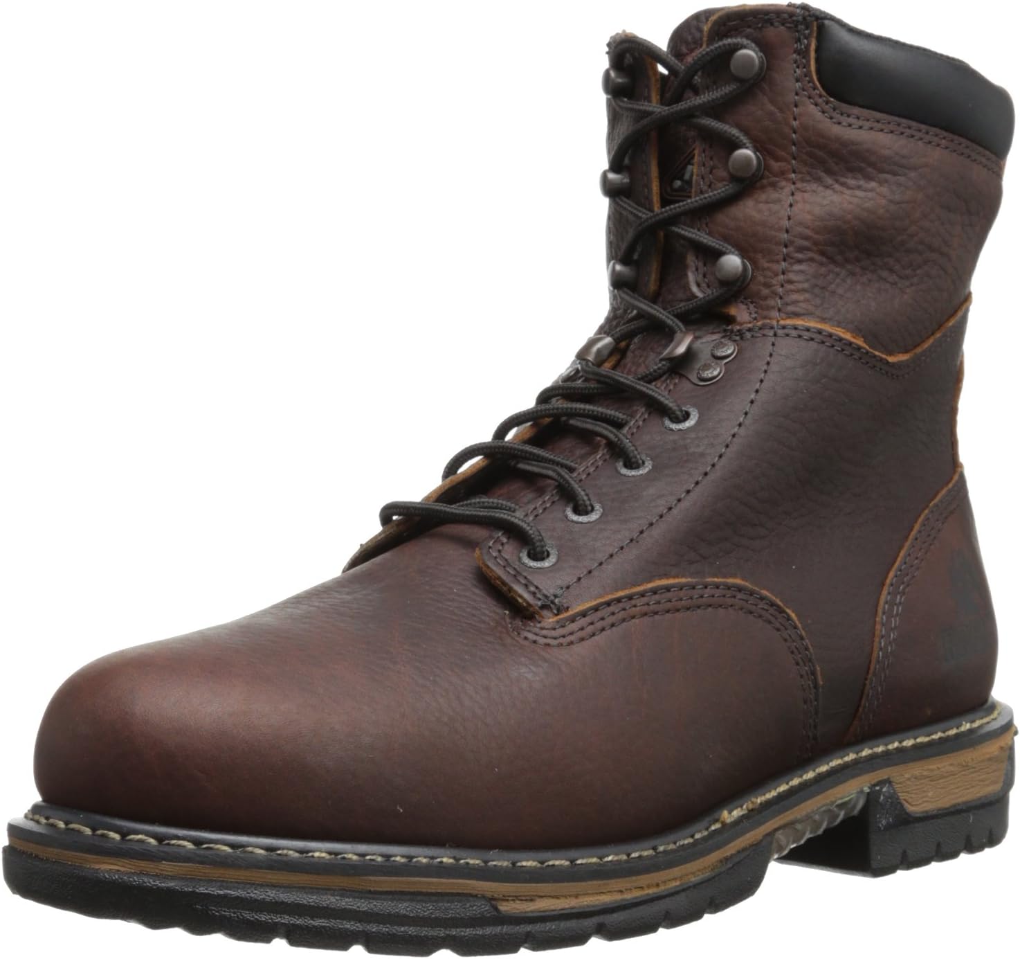 Rocky Men's Iron Clad 8" Waterproof Non-Steel Boot,Bridle,9.5 W US