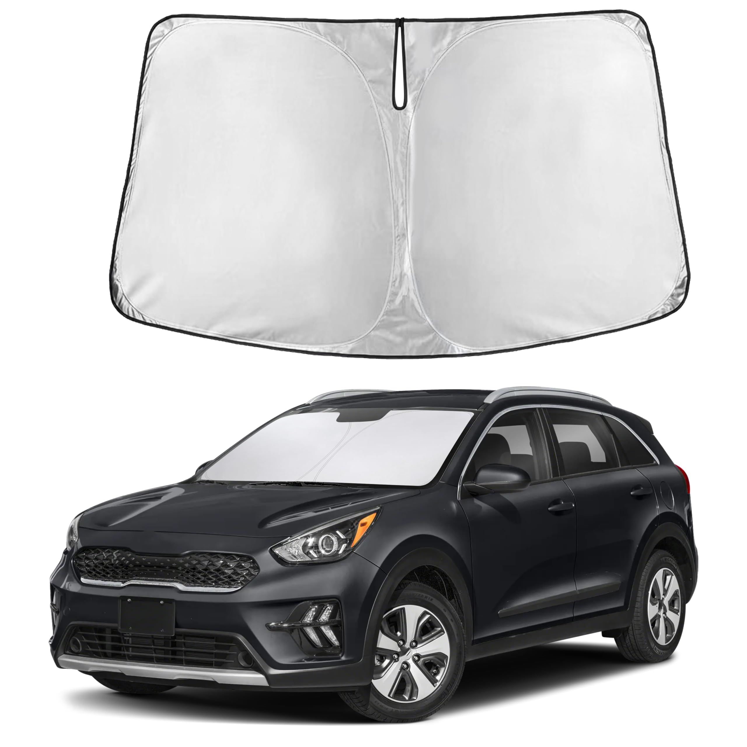 Autovir Windshields Sun Shade Fit for 2017-2020 2021 2022 Kia NIRO