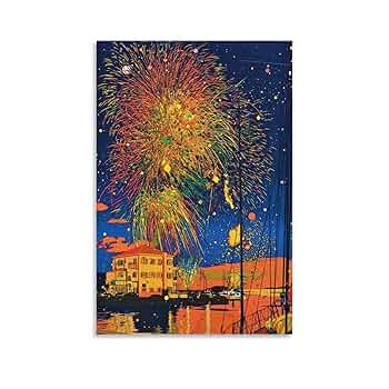Amazon.co.jp: 鈴木英人《果てしなき夏の日々》ポスター