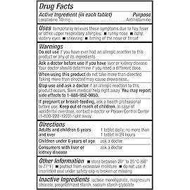 HealthA2Z Allergy Relief | Loratadine 10mg | Antihistamine | Non-Drowsy | Relief from Itchy Throat, Sneezing, Runny Noses |24-Hours Allergy Medicine (150 Tablets)