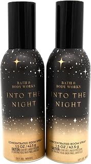 Into the Night, Bath and Body, Concentrated Room Spray, 1.5 oz each, 2 pack
