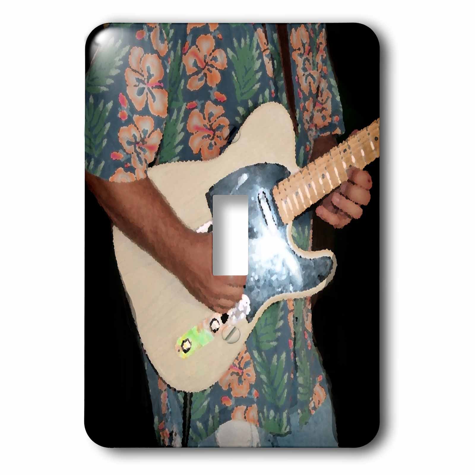 Guitare peinture soignée interrupteur multicolore mural salon chambre lsp_185155_1