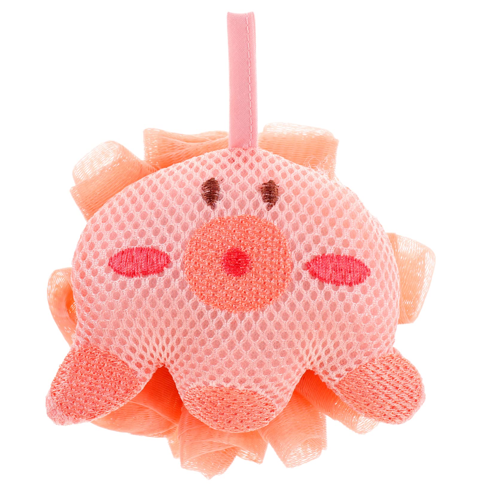 ERINGOGO Cartoon Bath Ball Portable Body Scrubber for Fun Bathing Experience Shower Loofah Easy Bubble Generation for Bath