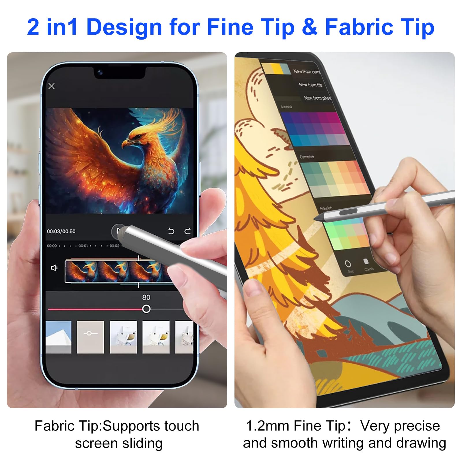 Microsoft Surface Pro Pencil - Lápiz óptico para Surface Pro 12/11/9/10/8/X/7/6/5/4/3 con 4 Puntas, 4096 Control más Fino, rechazo de la Palma de la Mano, Surface Stylus para Surface Go 3/Go 2/Boo