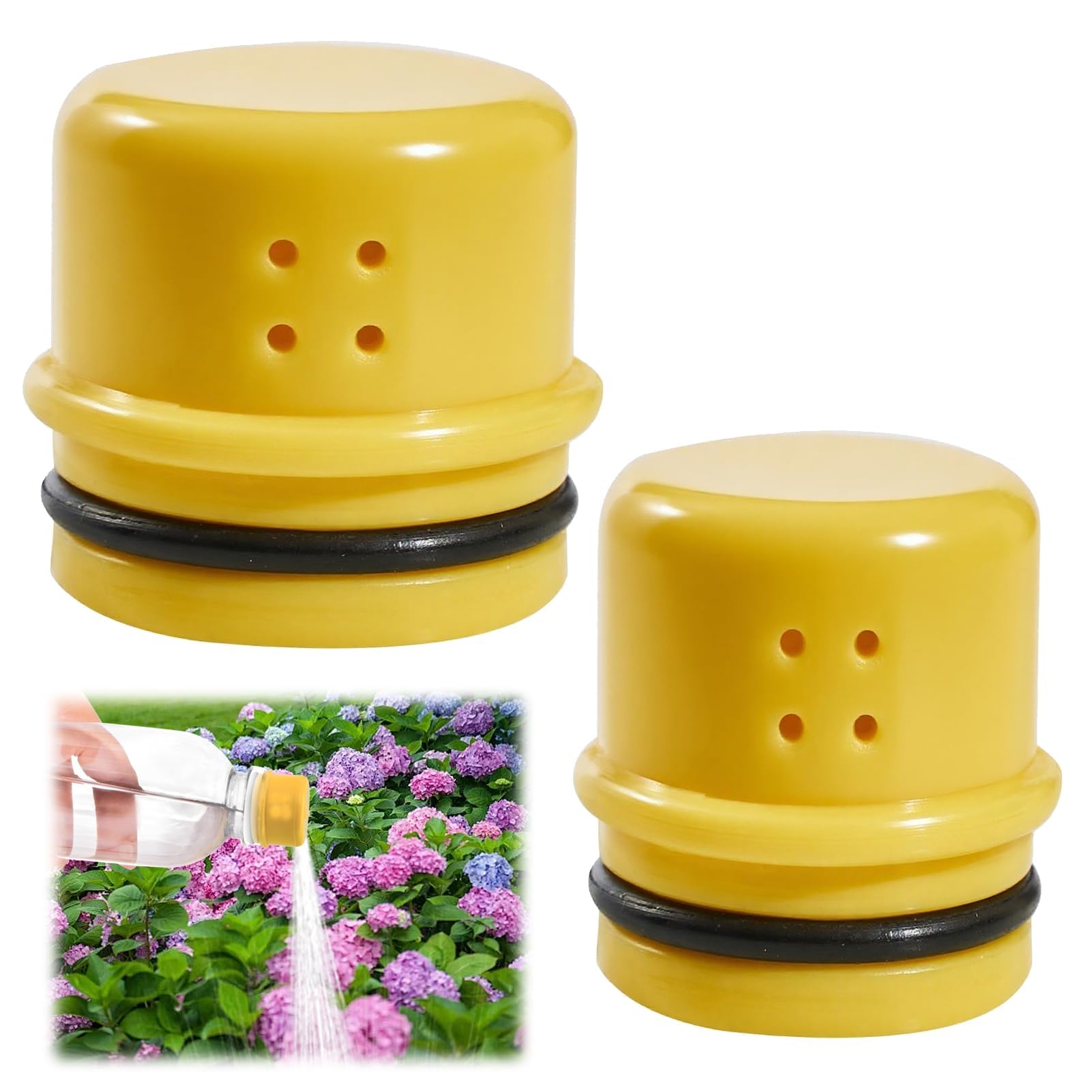 2Pcs Ultralight Portable Bidet for Travel Camping Hiking Universal Water Bottle Bidet Kit Reusable with 4 Holes Spraying