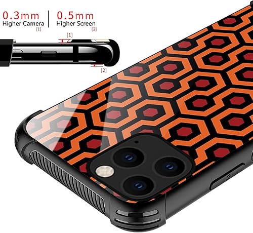 Miniatura 2 de CARLOCA Funda compatible con iPhone 14 Pro Max, diseño gráfico de identidad, a prueba de golpes, antiarañazos, de acrílico duro para iPhone 14 Pro