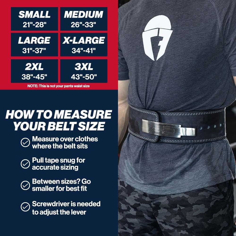 Amazon.com : Titan Fitness Powerlifting Lever Belt - Small 21