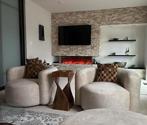 Miniatura 4 de Acanva - Sofá de terciopelo con respaldo curvo y diseño moderno de lujo, sofá minimalista cómodo para sala de estar, apartamento, espacio de Silla