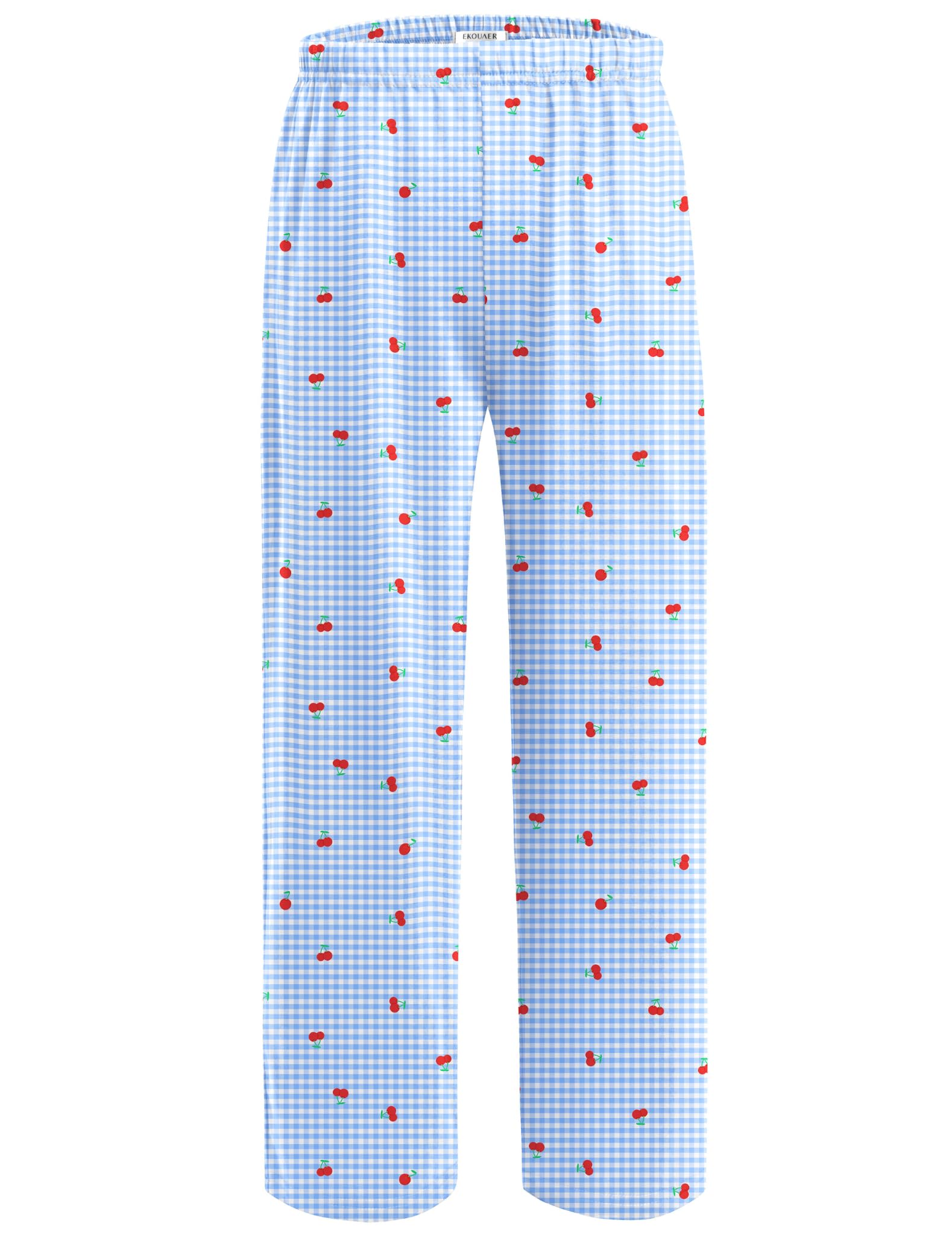 Ekouaer Girls Soft Pajamas Pants Cute Print Pattern PJ Bottoms Lounge Pants