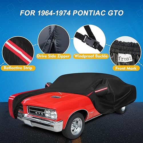 Miniatura 41 de Funda impermeable para Dodge Charger para todo tipo de clima, funda de automóvil de 6 capas impermeable para todo tipo de clima, 210T, resistente al