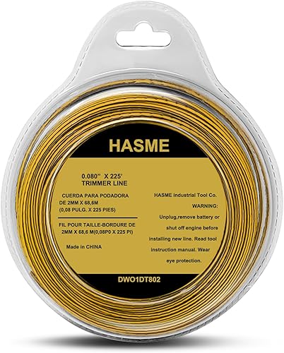 Línea de repuesto para recortadora Dewalt sustituye a DWO1DT802 se adapta a DWO1DT801 885911411851 B00TF02KIQ DCST920B DCST920P1 DCST970B 225 pies x