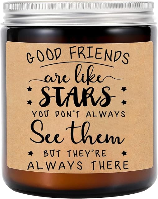 InFanso Scented Candles - Best Friend, Friendship Gifts for Women, Birthday Gifts for Friends - Going Away Gifts for Friends Moving